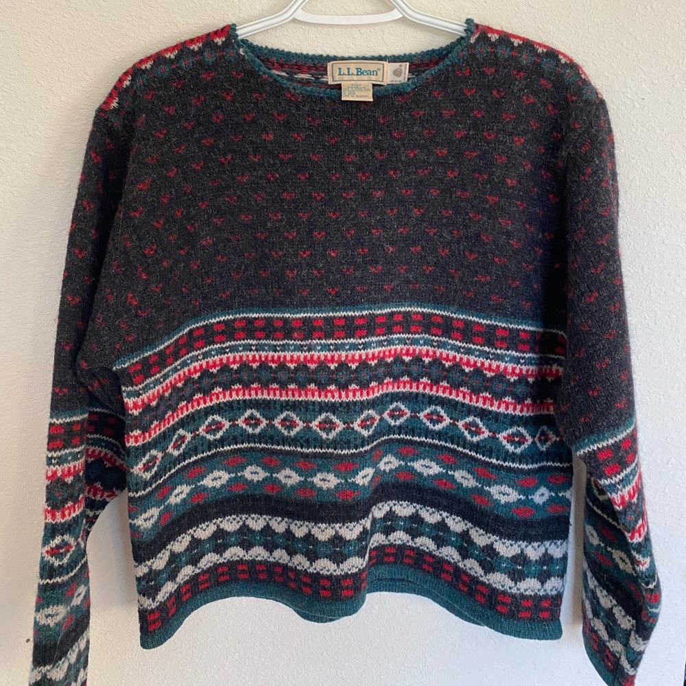 Vintage LL Bean Wool Sweater